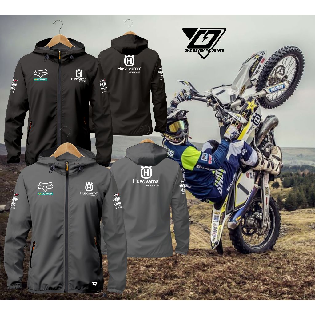 JAKET HUSQVARNA WINDBREAKERS JAKET PRIA ATASAN PRIA