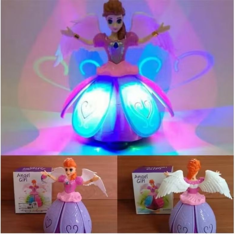 Dancing Angel Girls Mainan Boneka Princess Singing Frozen Mainan Bayi Robot Menari