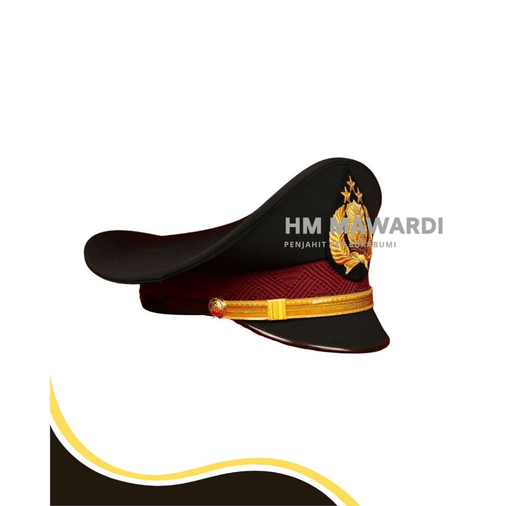 Pet Polki PDH PDU Pama POLRI / Mawardi Sukabumi