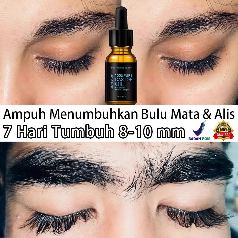 LANTHOME Serum Pertumbuh Bulu Mata&Alis 10ML / Esencia Pertumbuh Bulu Mata dan Alis Alami  / Serum P