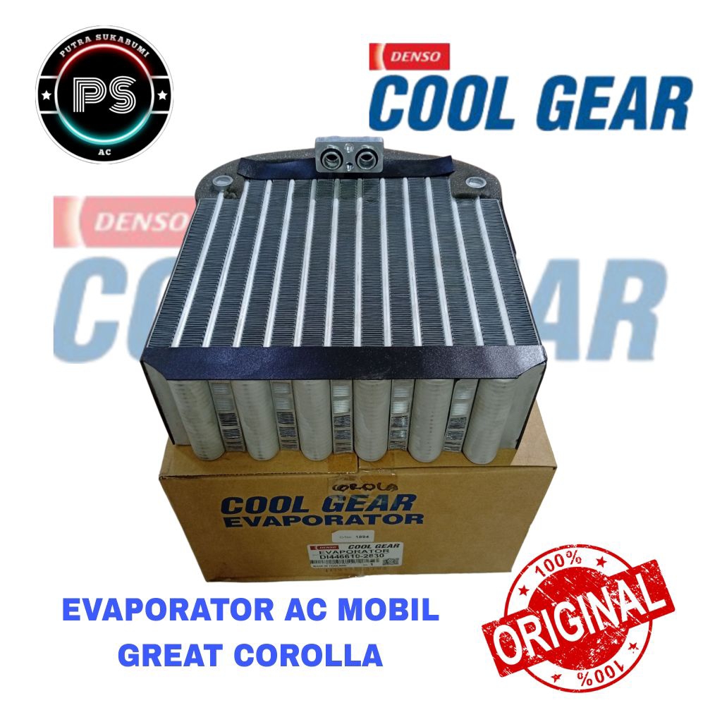 EVAPORATOR EPAPORATOR AC MOBIL GREAT COROLA COROLLA ORIGINAL DENSO COOLGEAR