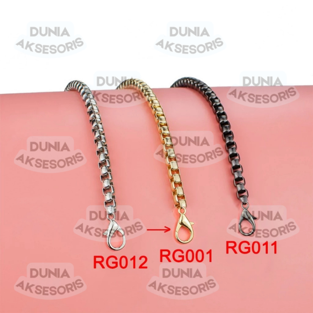 Asesoris Tas Rante Ulir EMAS MUDA - Rantai R001 / RG001 (Rantai + Gaitan) - Rante Wanita (IMPORT)