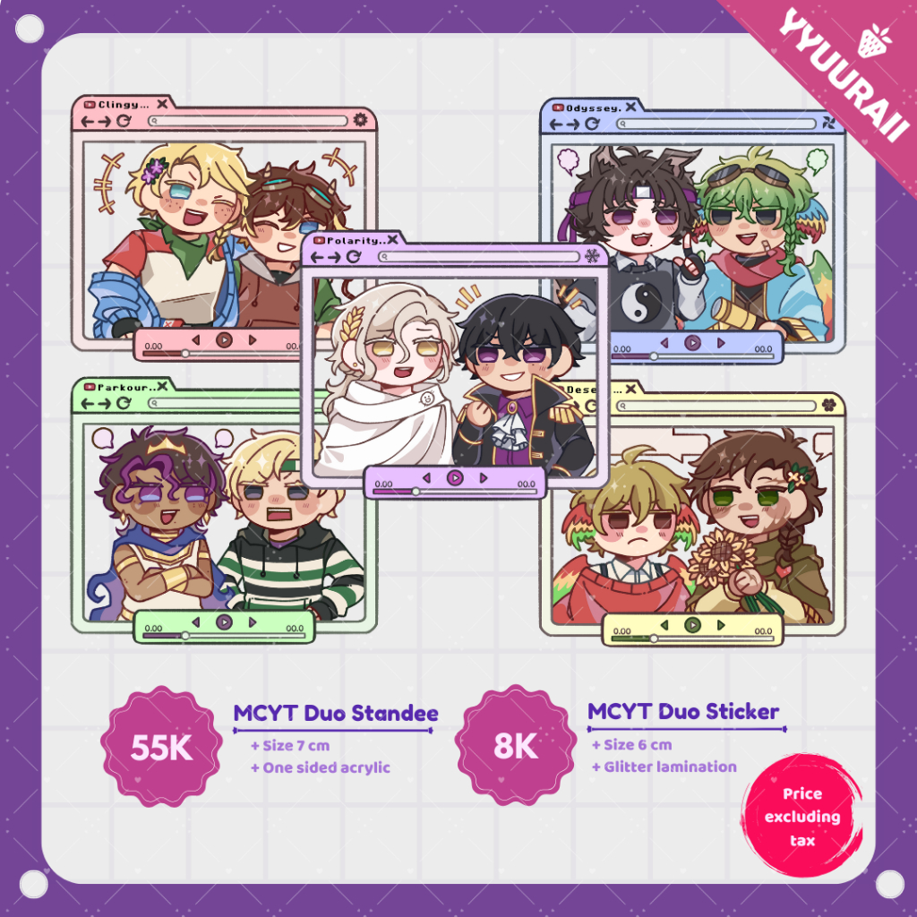 MCYT Duo State SMP Unstable Universe Traffic Life Series Dream SMP Parkour Civilization || Standee a