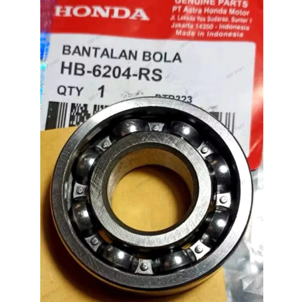 HB6204- Bearing as pully 6204 as pully HONDA
 beat fi beat pop vario 110 125 150 genio scoopy spacy/