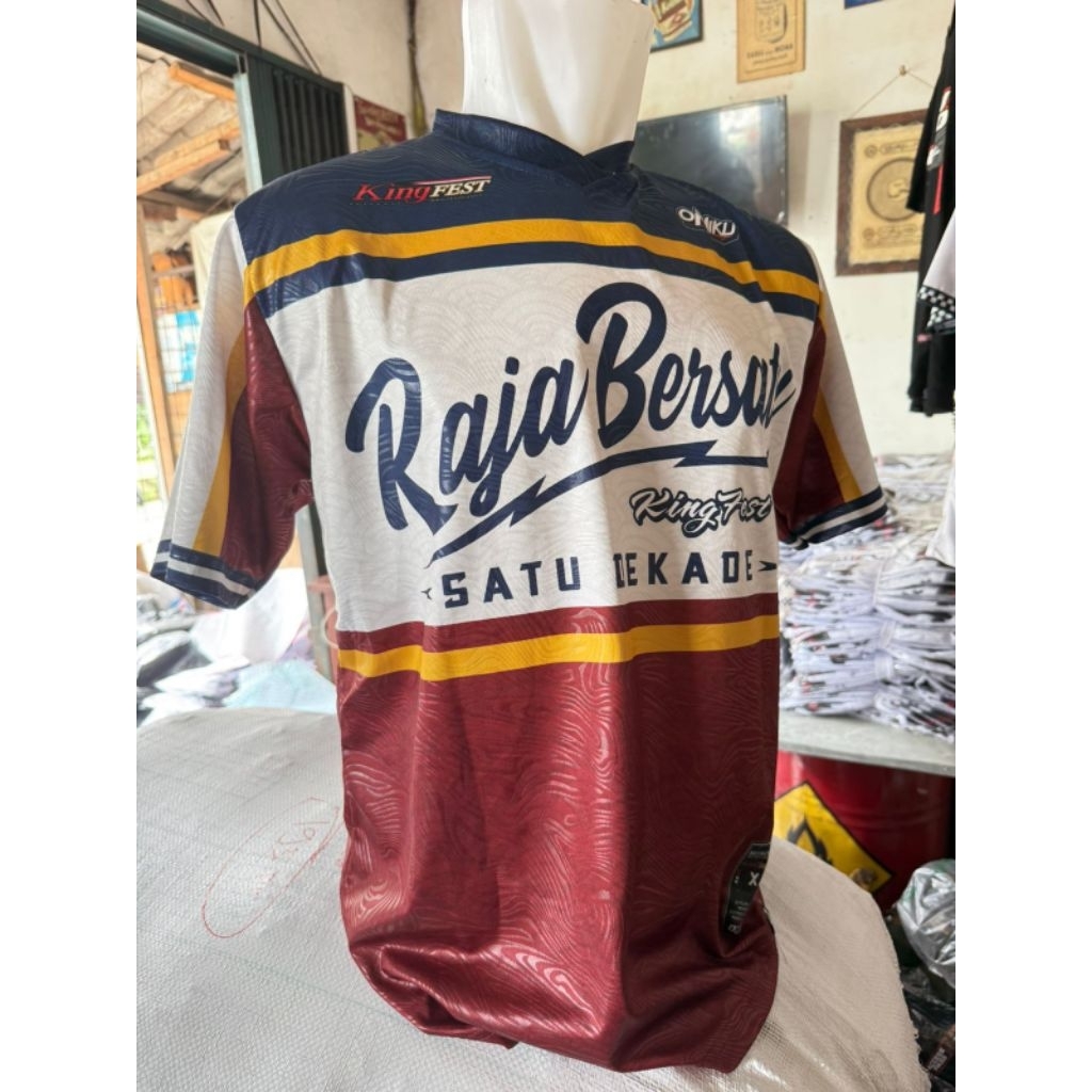 JERSEY 1DEKADE RAJA BERSATU LIMITED EDITION kaospria jerseypria satudekaderajabersatu