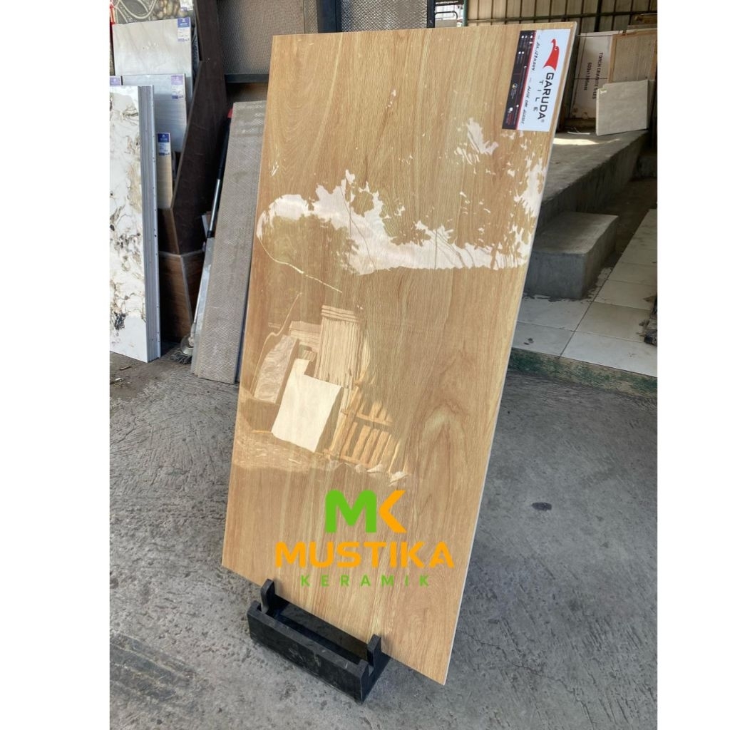 GRANITE LANTAI 60x120 ALPINE OAK / GARUDA TILE / GLAZED POLISH