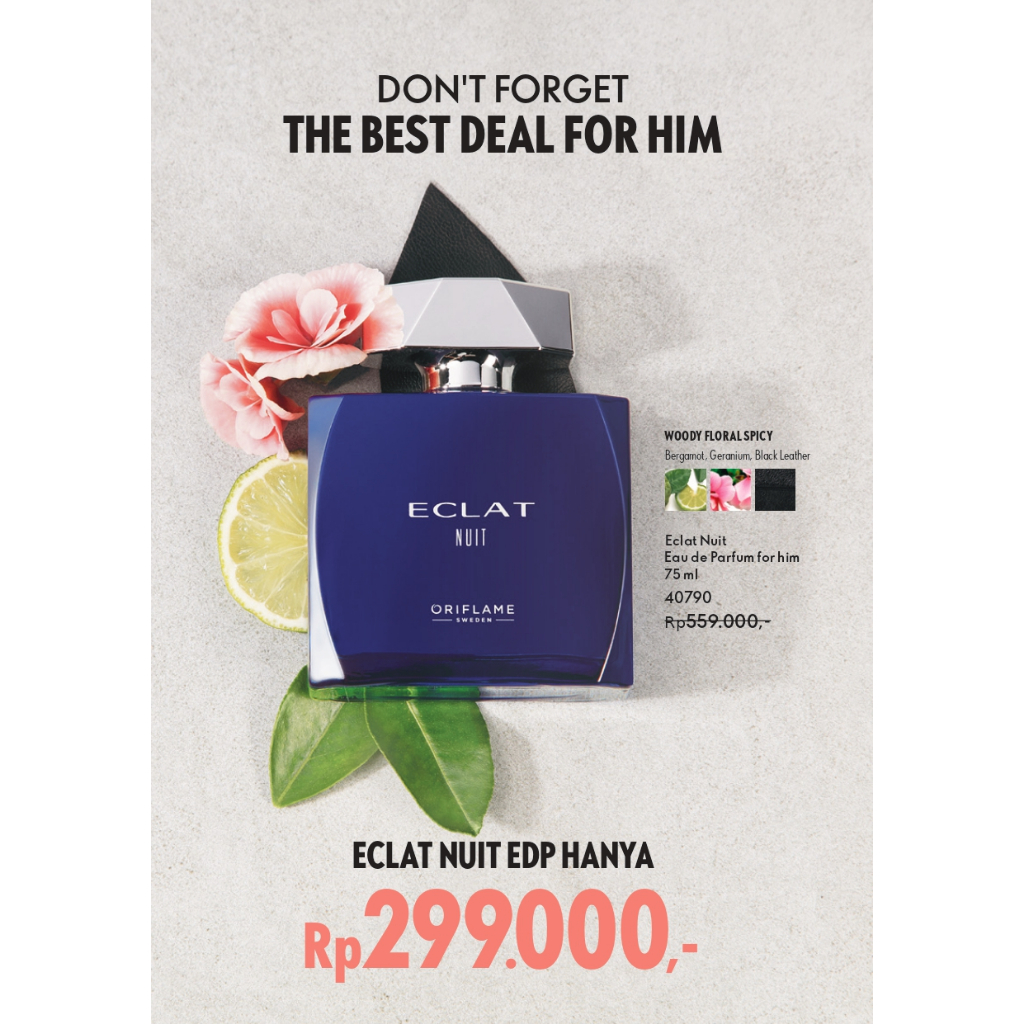 Parfum Pria dan Wanita Eclat Nuit Oriflame