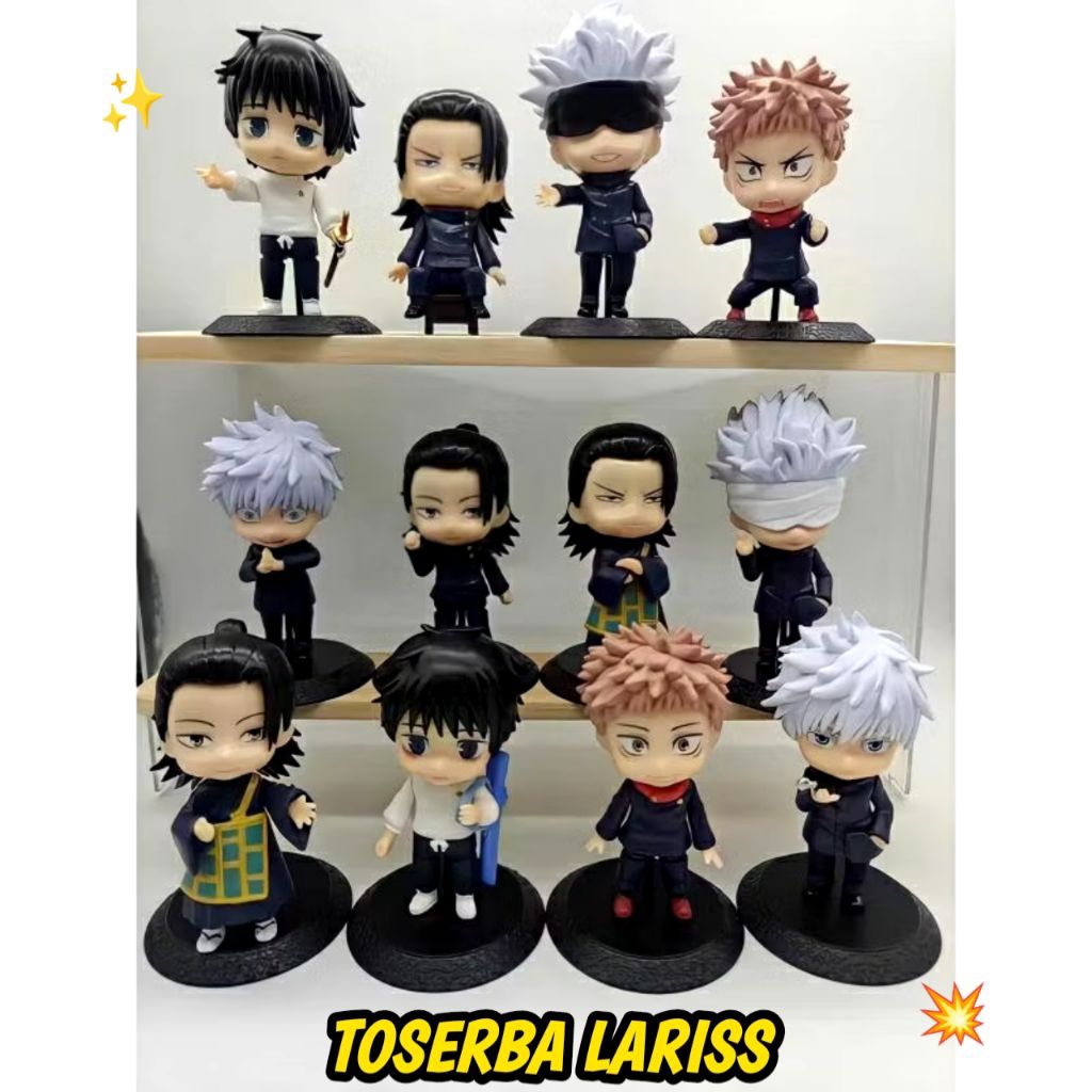 Action Figure Jujutsu Kaisen Yuta Geto Gojo PVC 9-10cm