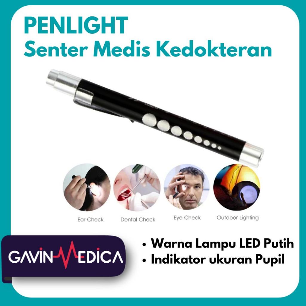 Penlight LED Senter Dokter Medis - Penlight Pupil