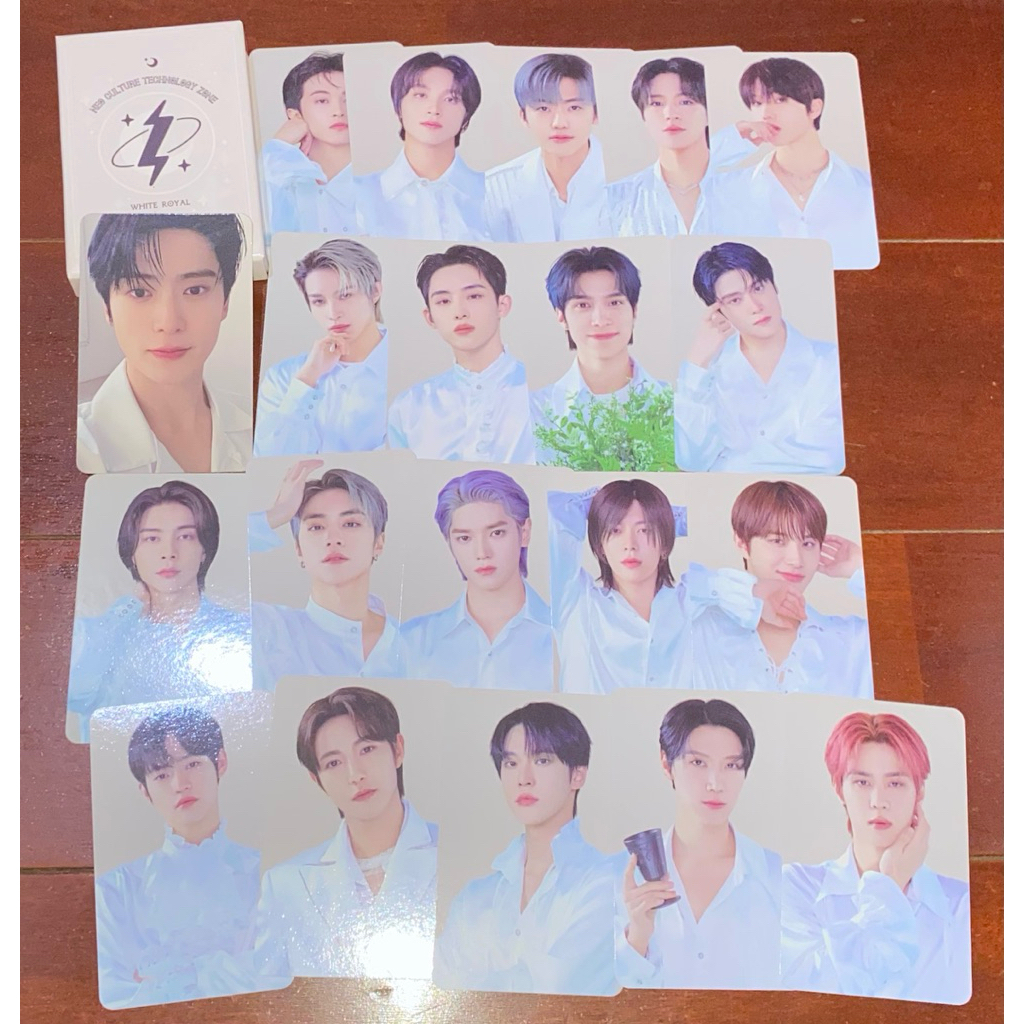 NCT ZONE WHITE ROYAL photocard set konsep + selca Jaehyun