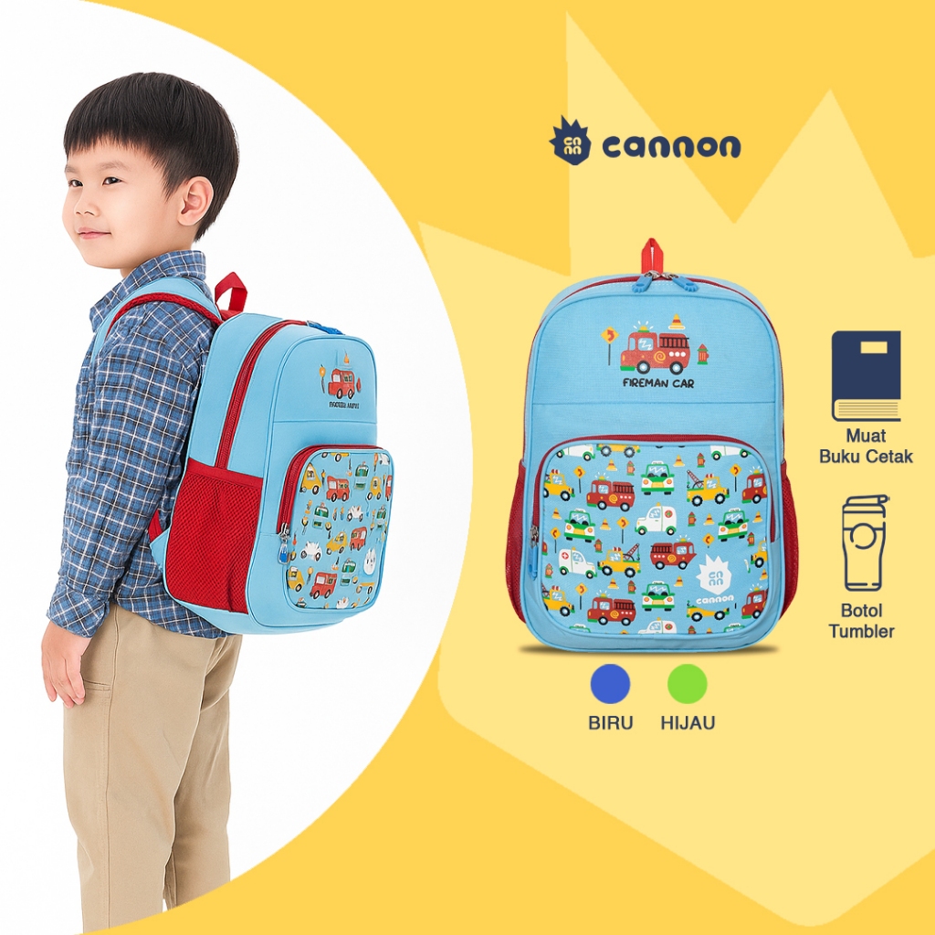 Cannon - Tas Ransel Mini Anak - Fireman Car 72023