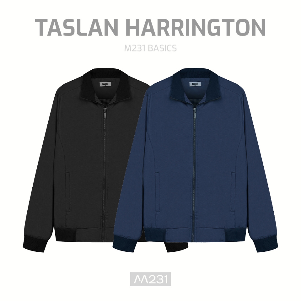 M231 Jaket Pria Taslan Harrington Panjang 1756