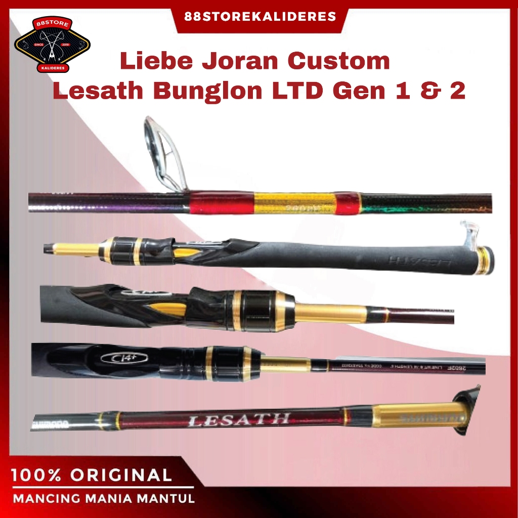 88storekalideres Liebe joran custom shimano lesath ltd bunglon 8-16lbs
