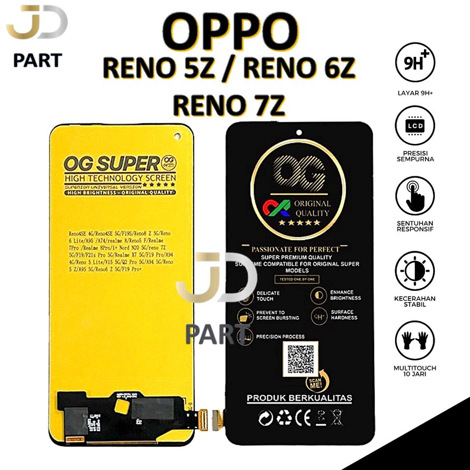 LCD TOUCHSCREEN OPPO RENO 5Z / RENO 6Z / RENO 7Z ORIGINAL 100% FULLSET