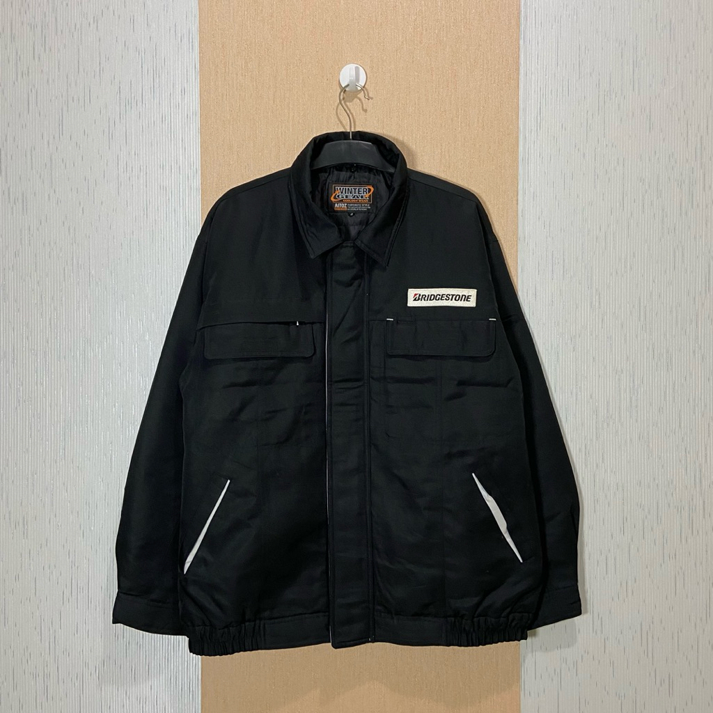 Bridgestone Work Jacket / Jacket Pria Big Size / Size 3XL