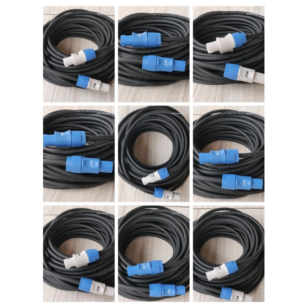 Kabel Speaker Jack Speakon To Jack Speakon MAX Kabel 2x2,5