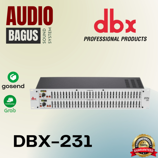 DBX 231 / DBX231 / DBX 231S / DBX231S EQUALIZER ORIGINAL