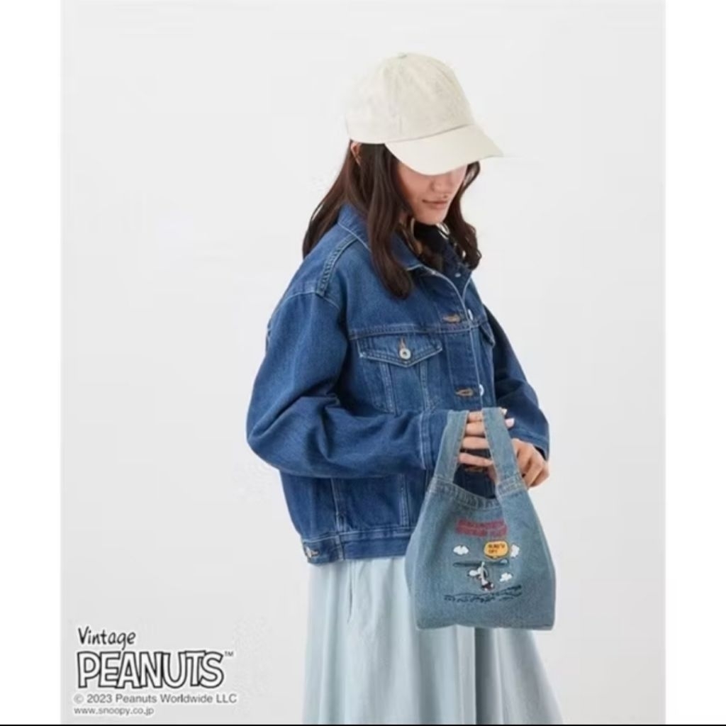 Tas Tenteng Jeans Snoopy ROOTOTE