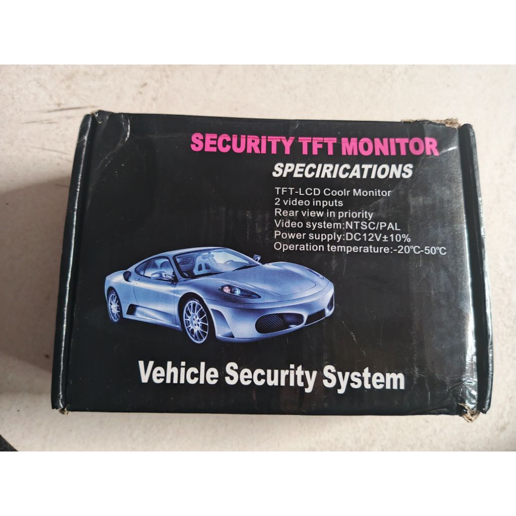 CUCI GUDANG | SECURITY TFT MONITOR