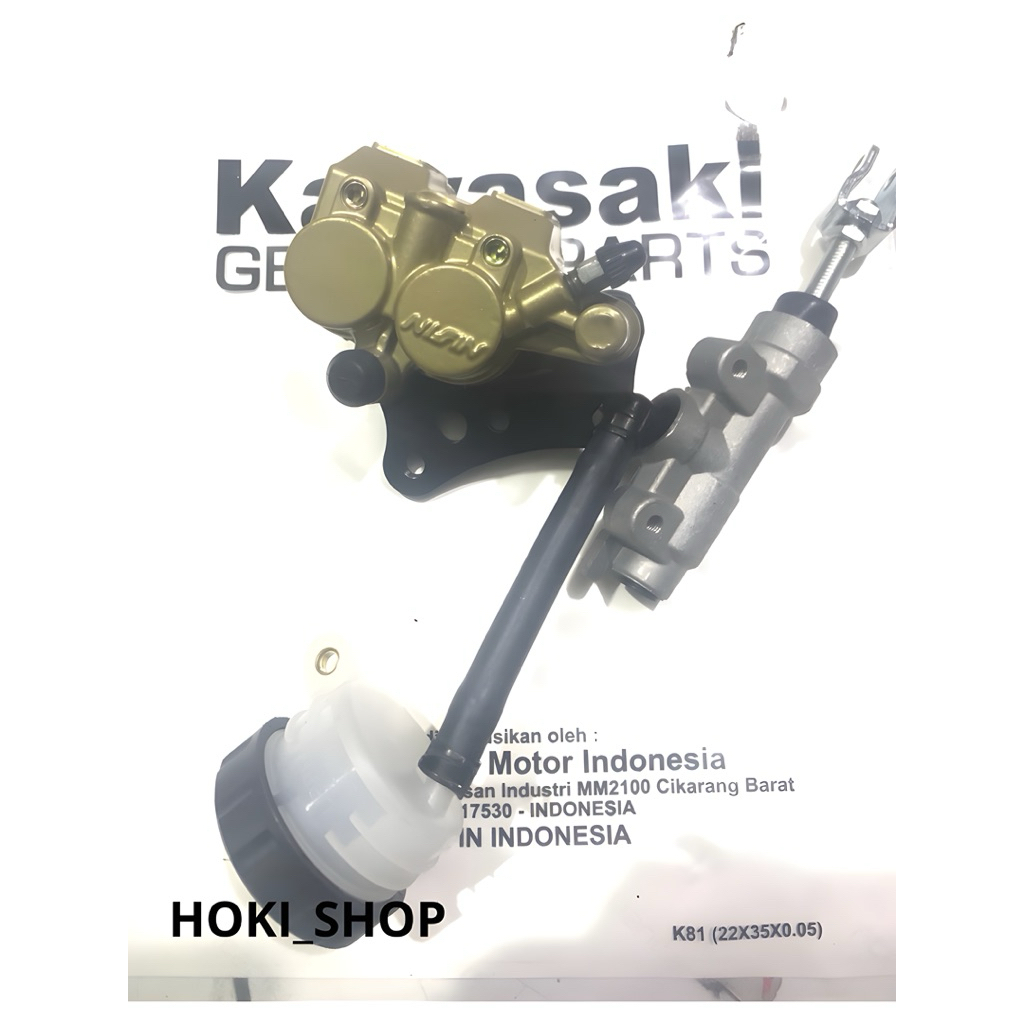 Kaliper + Master Rem Set Belakang Kawasaki Ninja R/Ninja RR/Ninja S/Ninja SS