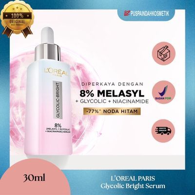 LOREAL PARIS GLYCOLIC BRIGHT ANTI DARK SPOT BRIGHTENING SERUM