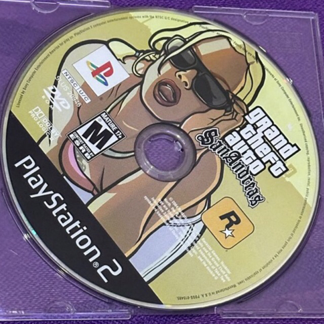 kaset ps2 ori us gta san andreas