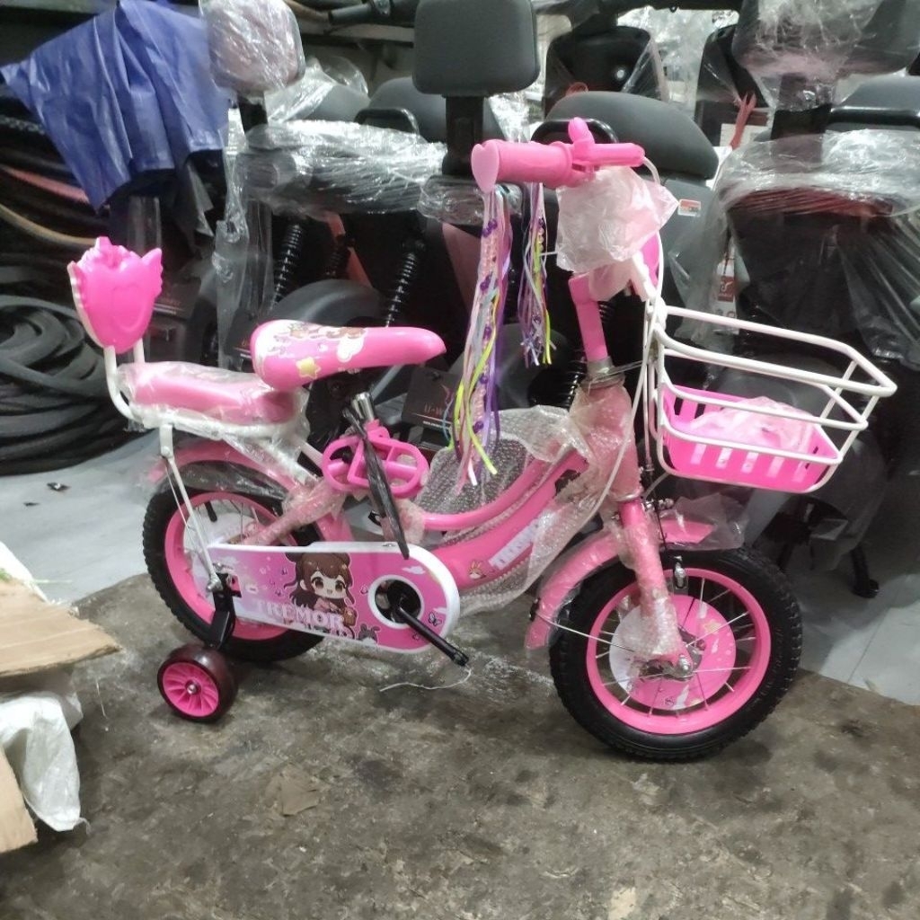 Sepeda Anak 2.5 tahun-5 tahun pink fanta