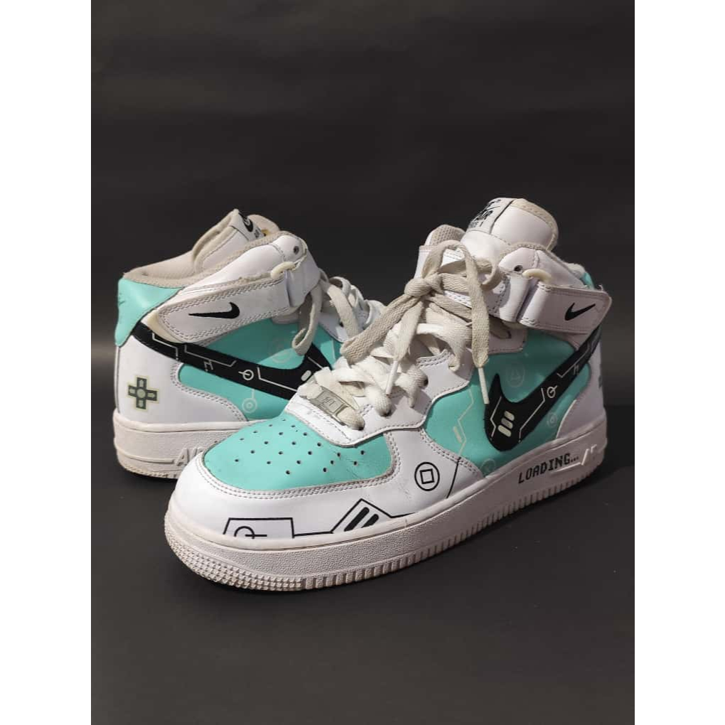 Nike Air Force Low PS5 Green White