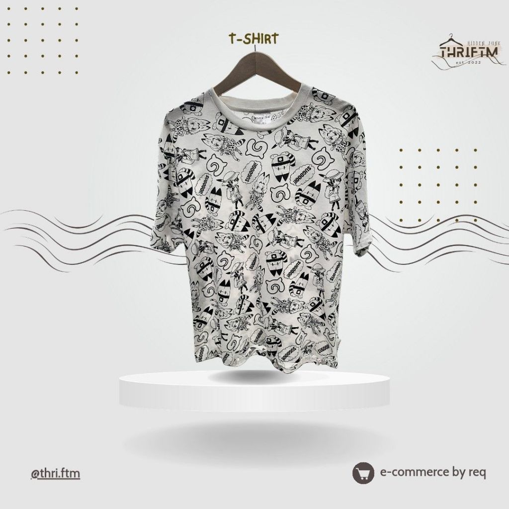 T-shirt AOP Kemono Friends Official