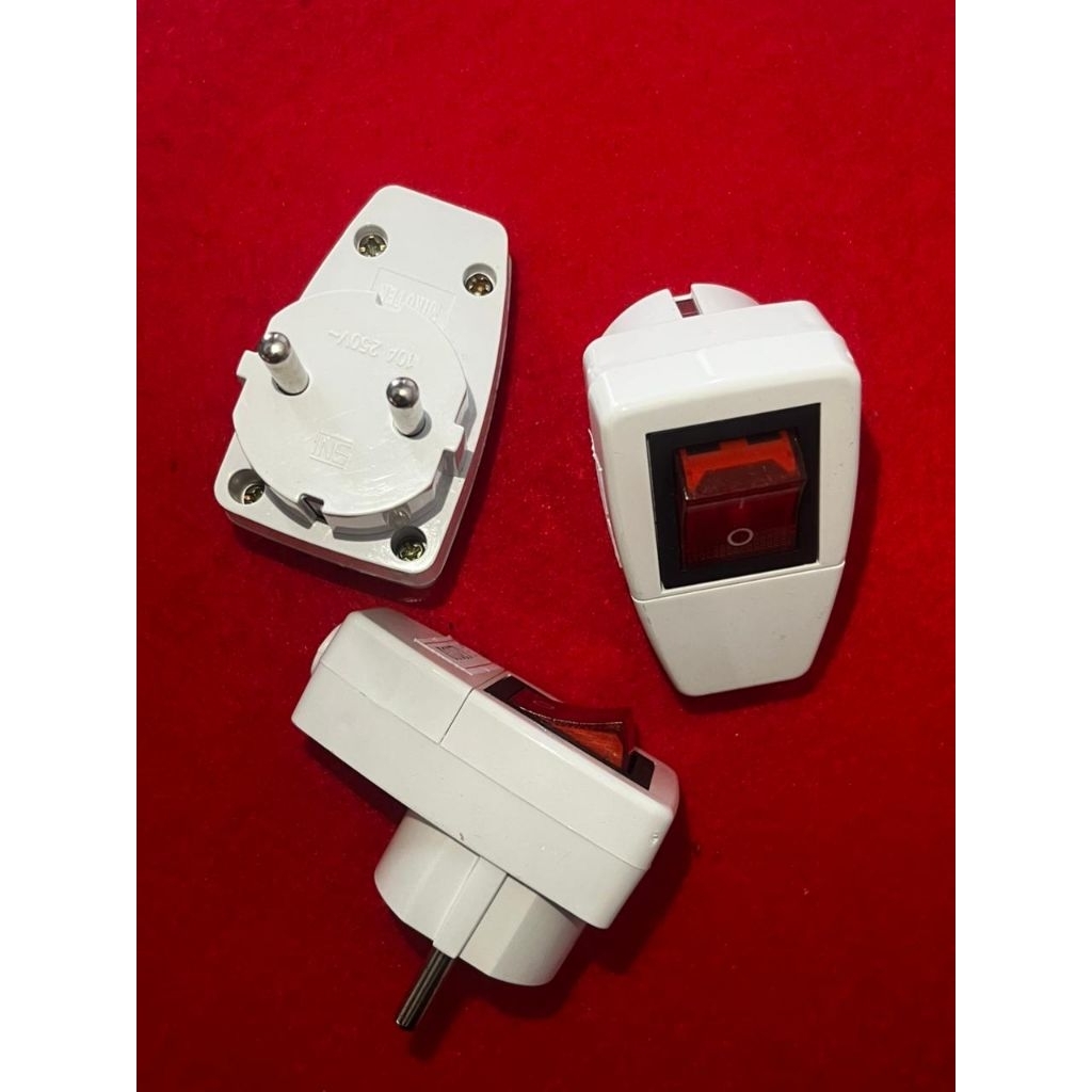 Steker Saklar Lampu / Colokan Listrik / Saklar Lampu On Off