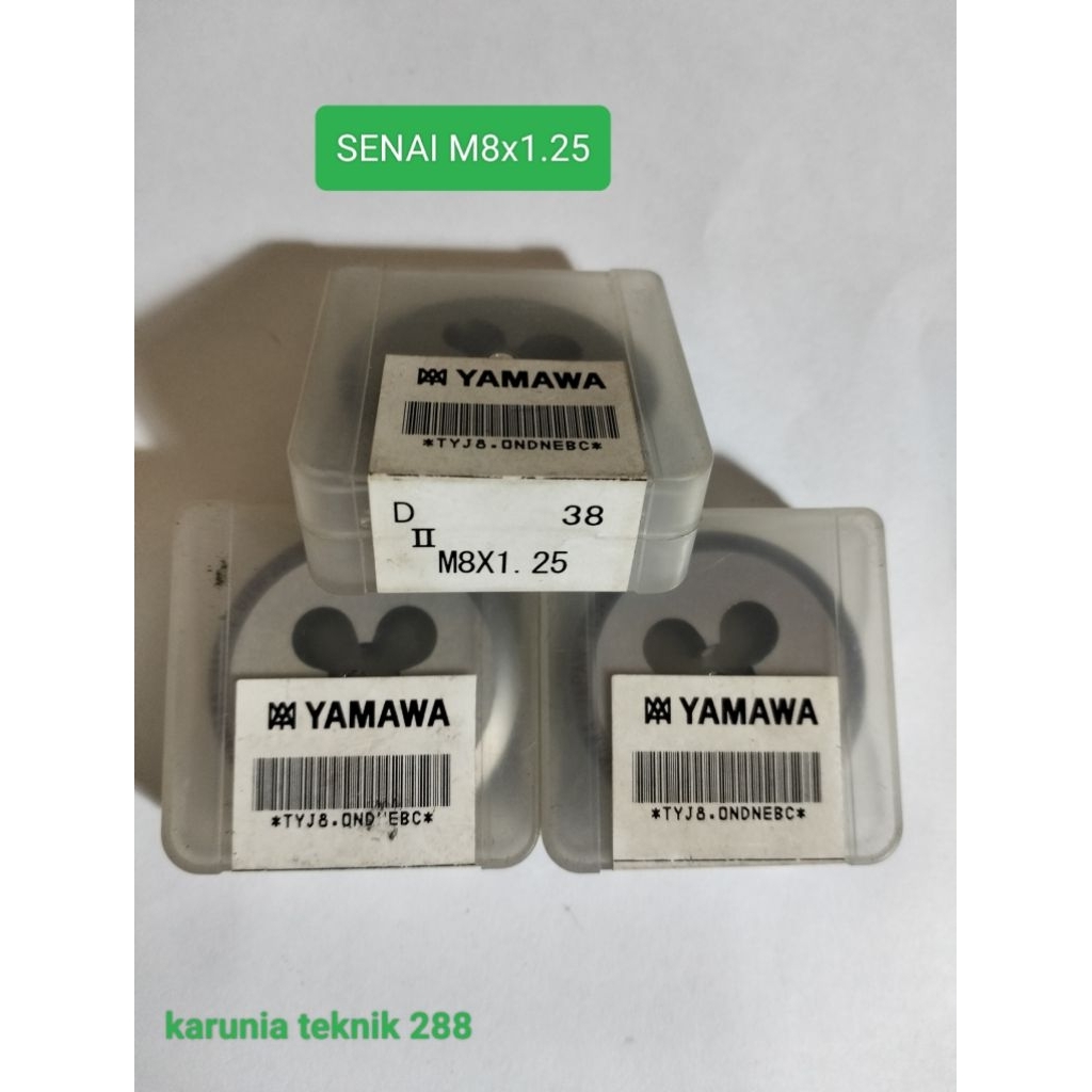 senai pipa roundies baut 12 m8x1.25 yamawa bukan guhring