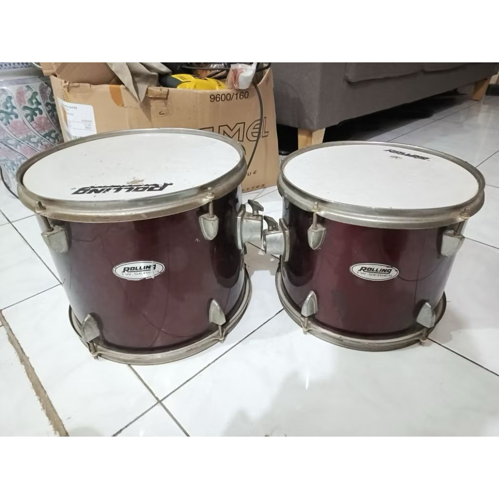 tom drum ukuran 12 inch dan 13 inch