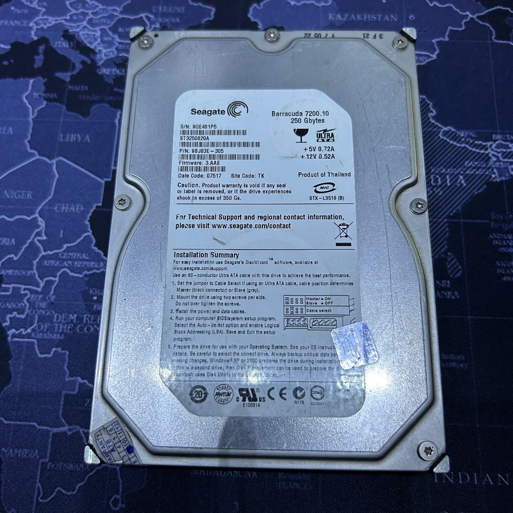 Hardisk PS2 ATA/IDE internal 250gb fullgem