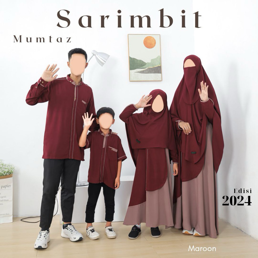 SARIMBIT MUMTAZ 2024/SARIMBIT TERBARU/SARIMBIT LEBARAN/FAMILY EID SERIES/COUPLE MUMTAZ HIJAB