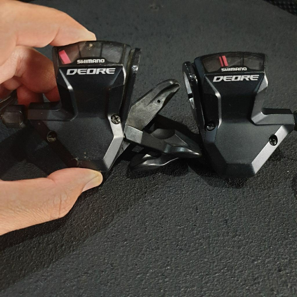 Shifter Shimano DEORE Japan 3 9 speed kiri kanan