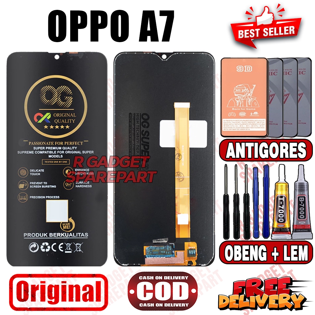 Lcd Touchscreen OPPO A7 Original OG SUPER Fullset