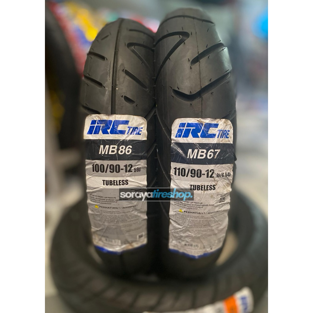 Ban IRC Ring 12 Tubeless (Scoopy Donat Ring 12)