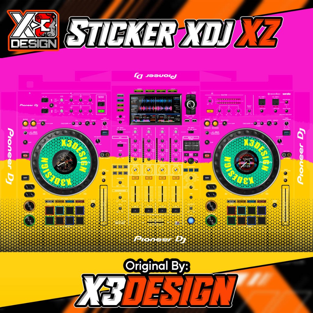 SKINZ/STIKER ALAT DJ PIONEER XDJ-XZ ALL VARIAN COLOUR & DESIGN CUSTOM