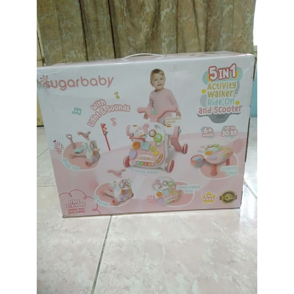 Preloved push walker sugar baby 5 in 1