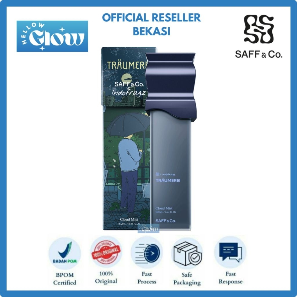 SAFF & Co. x INDOFRAGZ CLOUD MIST - TRÄUMEREI - TRAUMEREI Cloud Mist 150ML