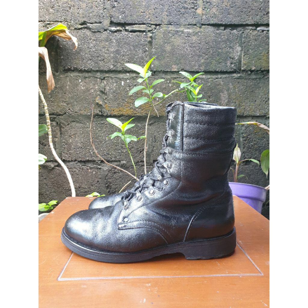 Sepatu Boots Combat Army Leather Military Shoes Pdl