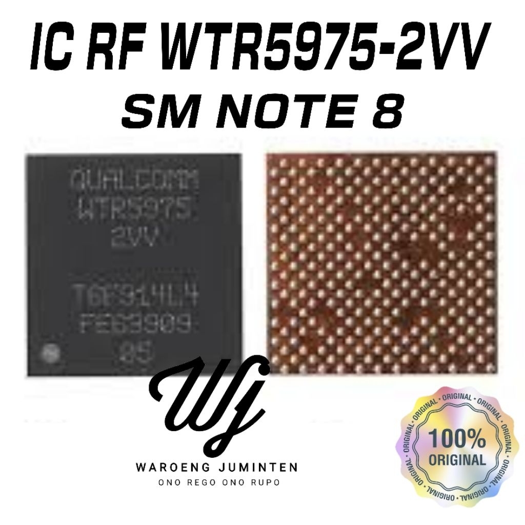 IC RF WTR5975-2VV / WTR5975 2VV /IC RF SAMSUNG NOTE 8 IC NETWORK ORIGINAL