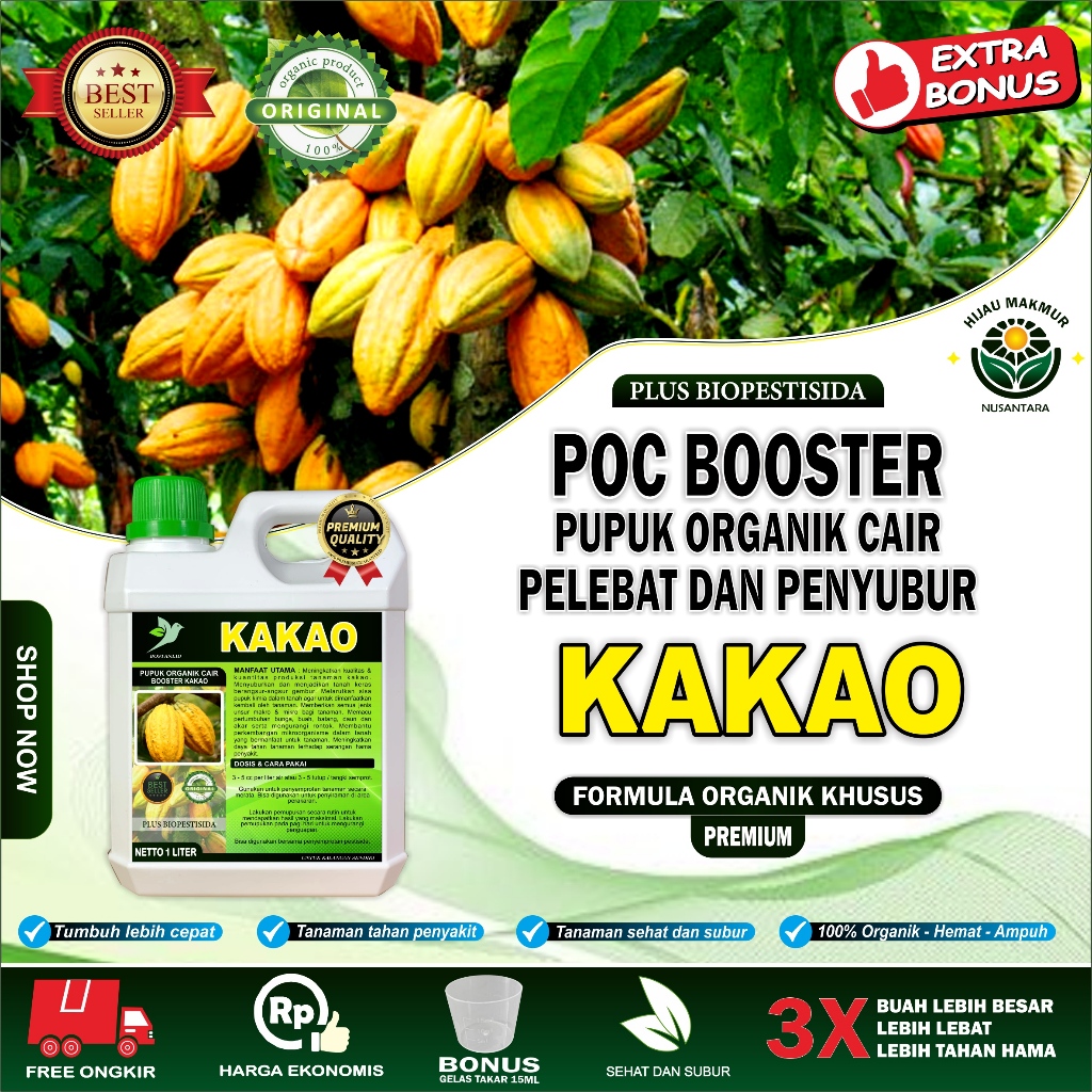 Pupuk Kakao - Pupuk Organik Cair Kakao - Pupuk Booster Kakao