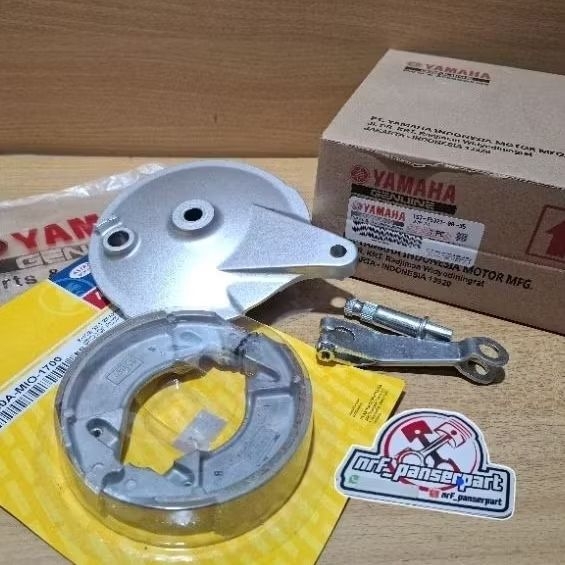1S7-F5321-00-35 GENUINE//PANEL REM JUPITER MX 135 SILVER//TUTUP REM TROMOL BELAKANG SET KAMPAS REM +