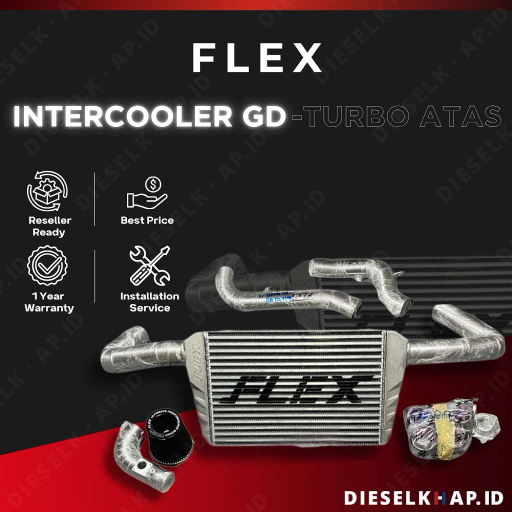 Flex Intercooler Turbo Atas Gd Innova/Fortuner/Hilux