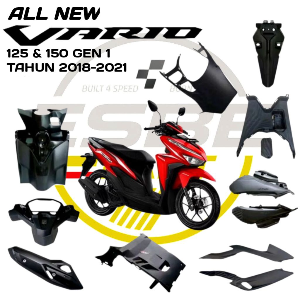 ECERAN SATUAN SET Body Kasar Vario 125 Vario 150 Led New Gen 1 Tahun 2018 2019 2020 2021