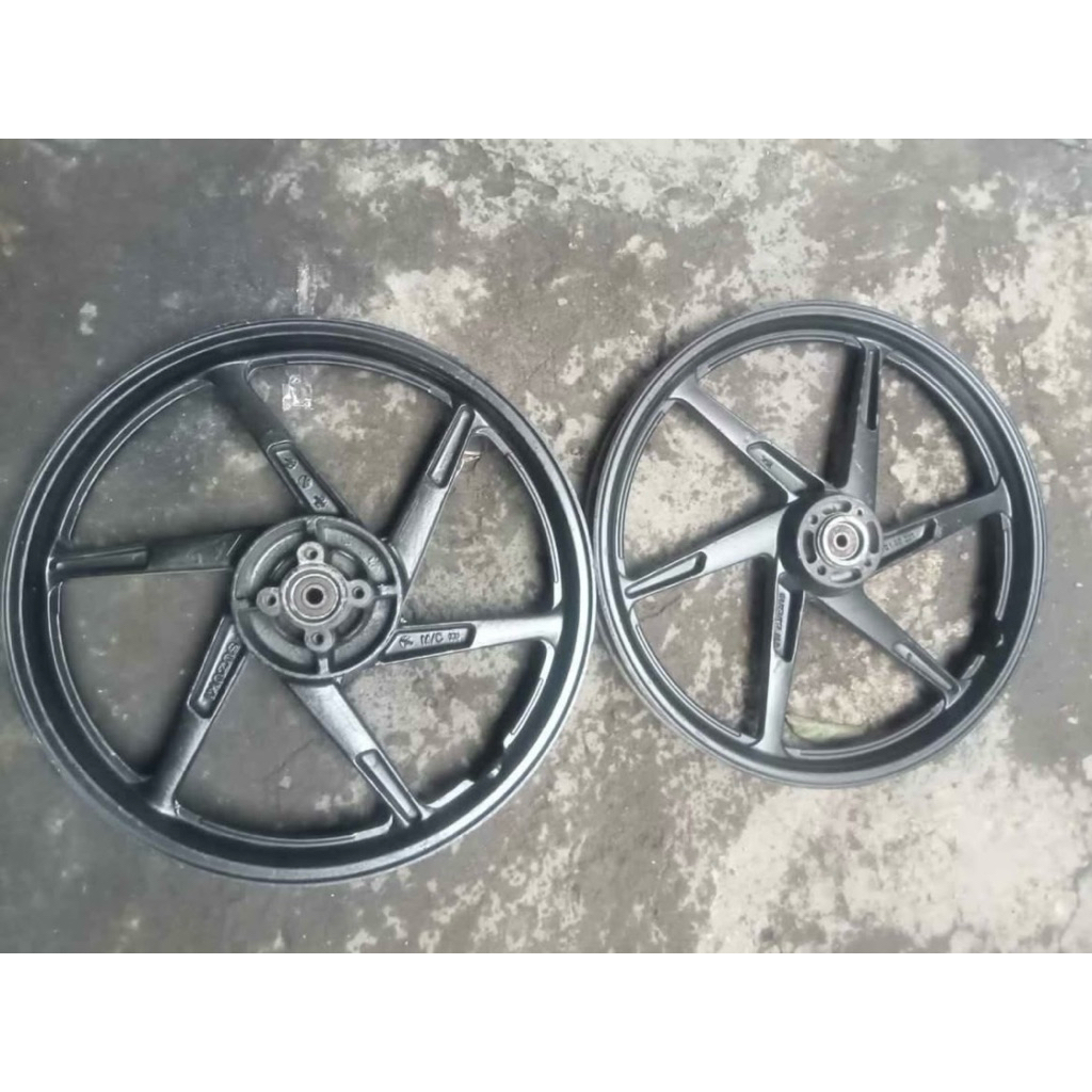 Velg pelek Pelk satria 2 tak satria hiu satria lumba second original