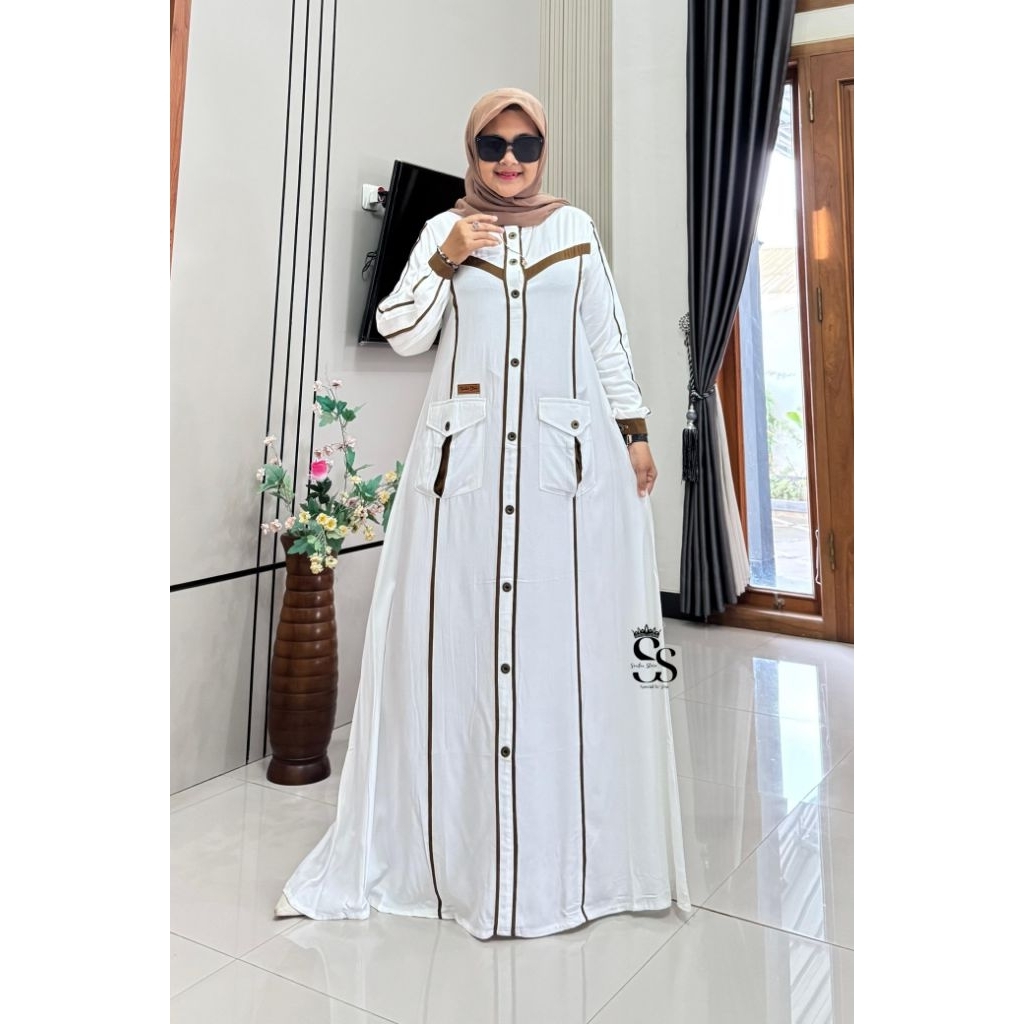 Dress Saulin Ld 130/ Saulin limited size/ Twill uniqlo