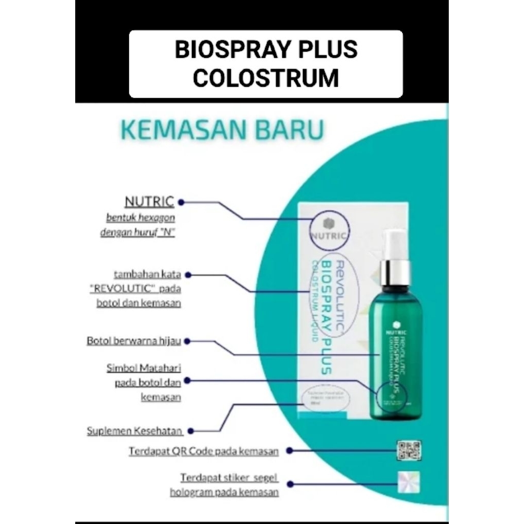 Biospray Plus Colostrum Nutric 100% Original