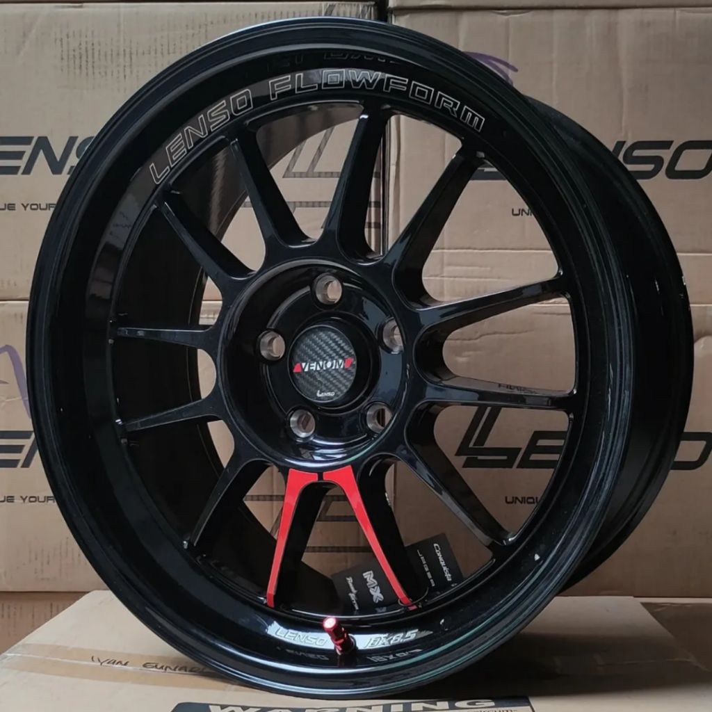 velg mobil r18 lenso venom 5 original lenso Thailand lebar 8,5 et 35 velg mobil ring 18 cocok untuk 